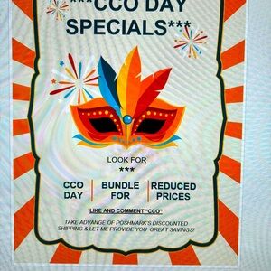***CCO DAY SPECIALS